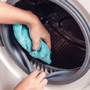تمیز کردن لاستیک درب لباسشویی | ماشین لباسشویی ارج